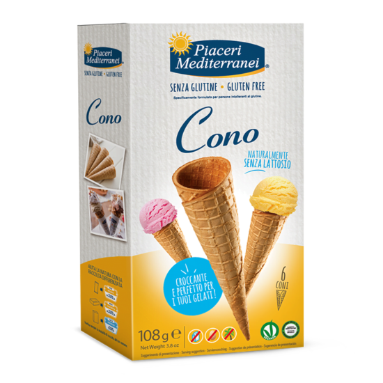 Eiswaffeln Piaceri Mediterranei glutenfrei ★